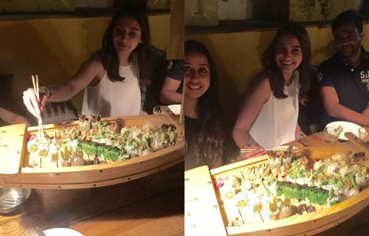 Anushka Sharma Sushi treat