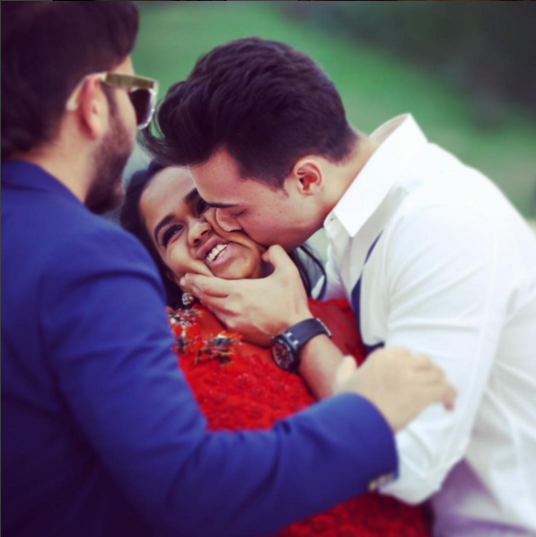 Arpita Khan and Aayush Sharma