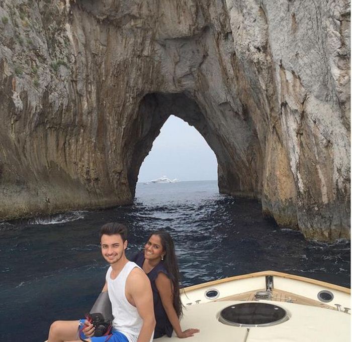 Arpita Khan and Aayush Sharma