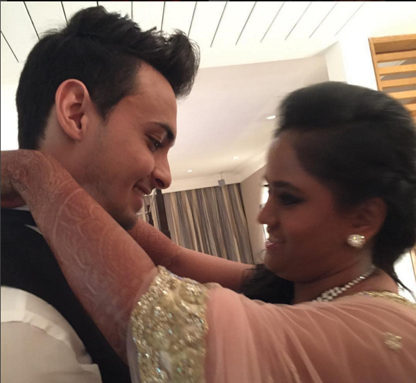 Arpita Khan and Aayush Sharma