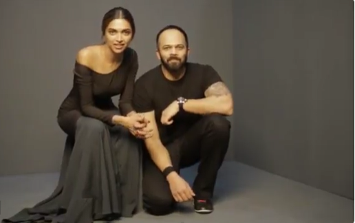 Deepika Padukone and Rohit Shetty