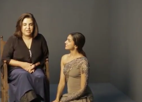 Deepika Padukone with Farah Khan