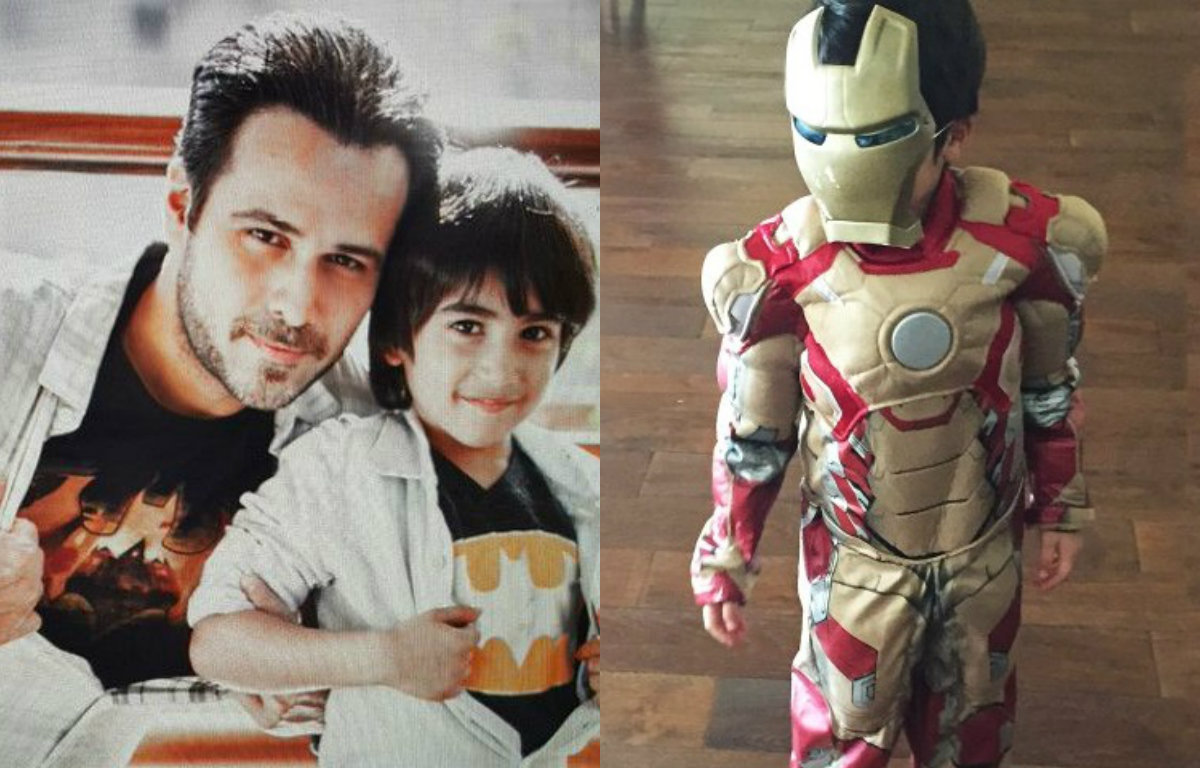 These pictures prove Emraan Hashmi's son is a big fan of superheroes