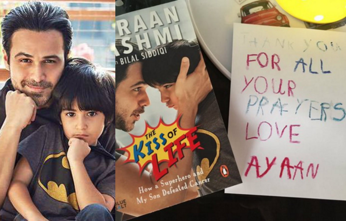 Emraan Hashmi's son sends 'Thank You' note to B-Town for 'The Kiss Of Life'