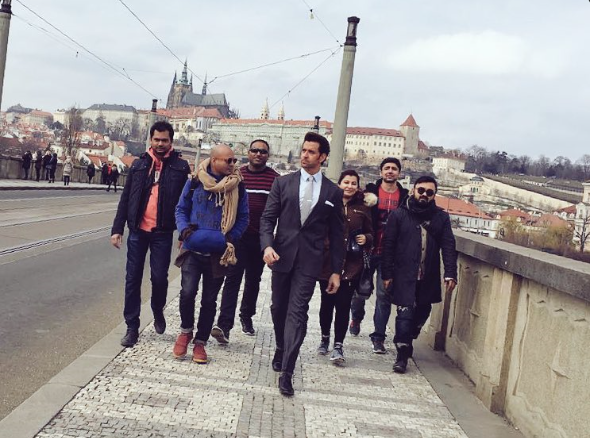 Hrithik Roshan in Prague