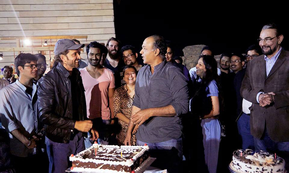 Hrithik Roshan with Ashutosh Gowariker