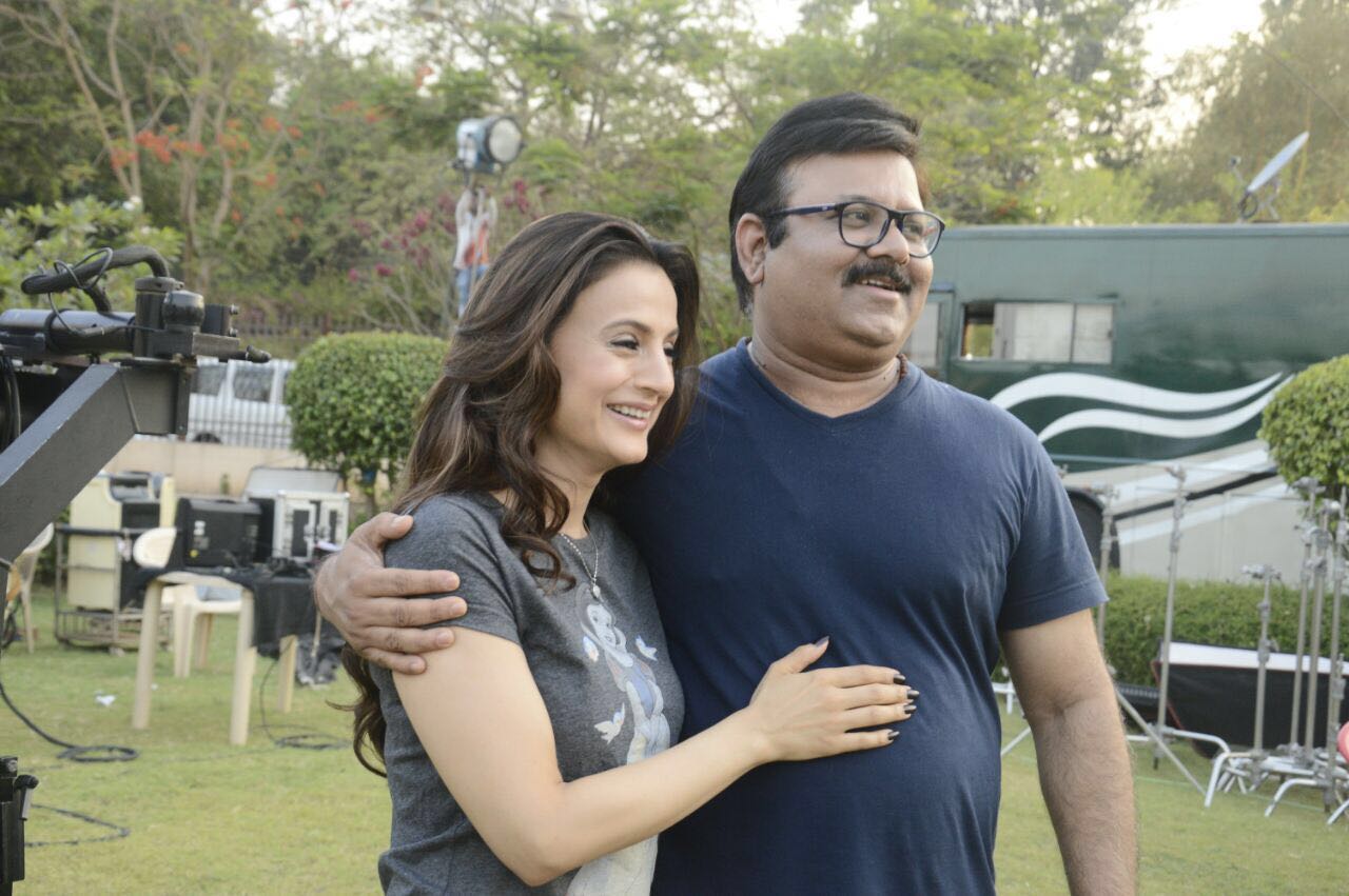 Ameesha Patel On Location