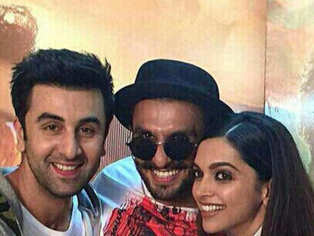 Ranbir Kapoor, Ranveer Singh & Deepika Padukone