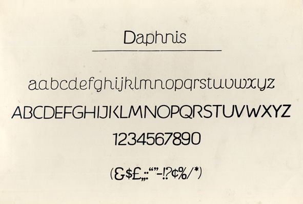 Fonts created by Satyajit Ray