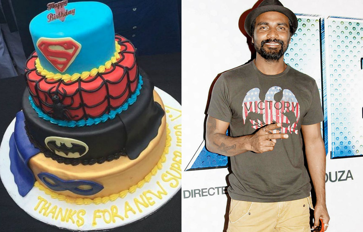 Remo D'Souza birthday cake