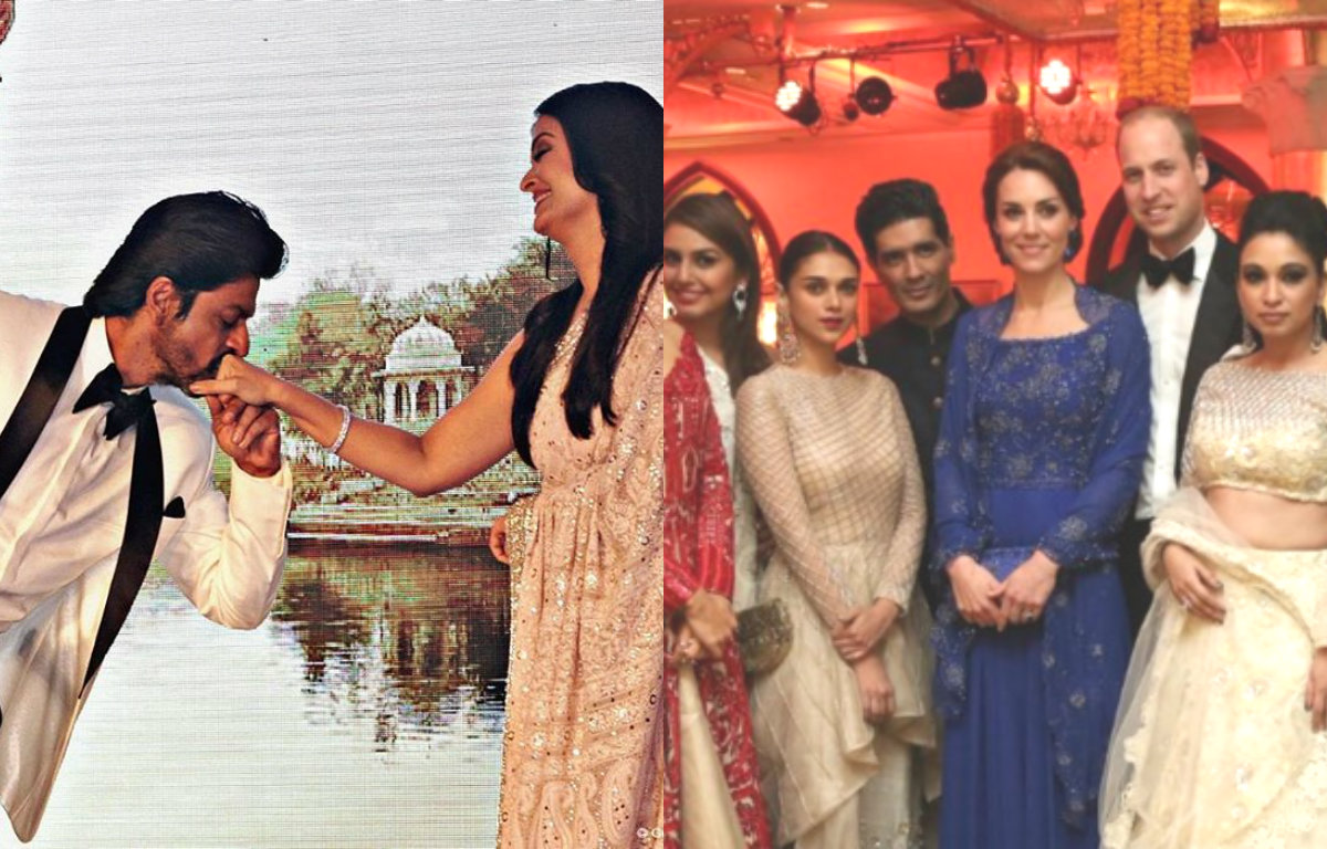 Shah Rukh Khan, Aishwarya Rai Bachchan, Kate Middleton and Prince William