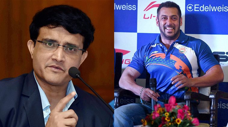 Sourav Ganguly on Salman Khan as the goodwill ambassador for the Olympics