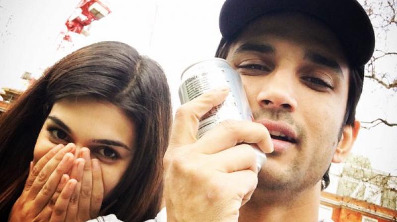 Shocker: Sushant Singh Rajput gets punched in the face by Kriti Sanon