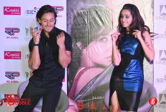 Tiger Shroff and Shraddha Kapoor during 'Baaghi' promotions