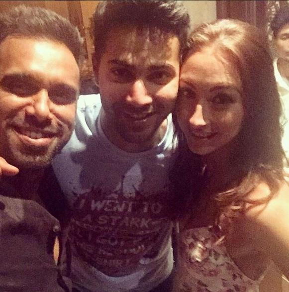 Varun Dhawan with friends