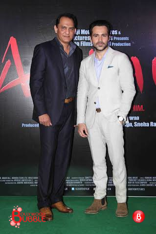 Emraan Hashmi and team at Trailer launch event of their movie 'Azhar'