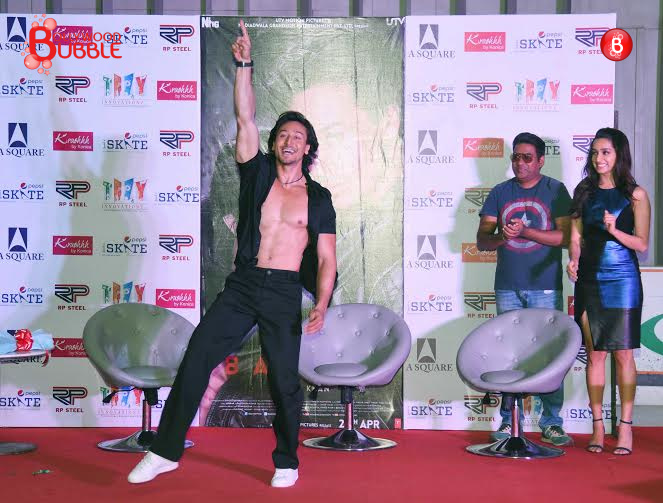 Tiger Shroff and Shraddha Kapoor during 'Baaghi' promotions