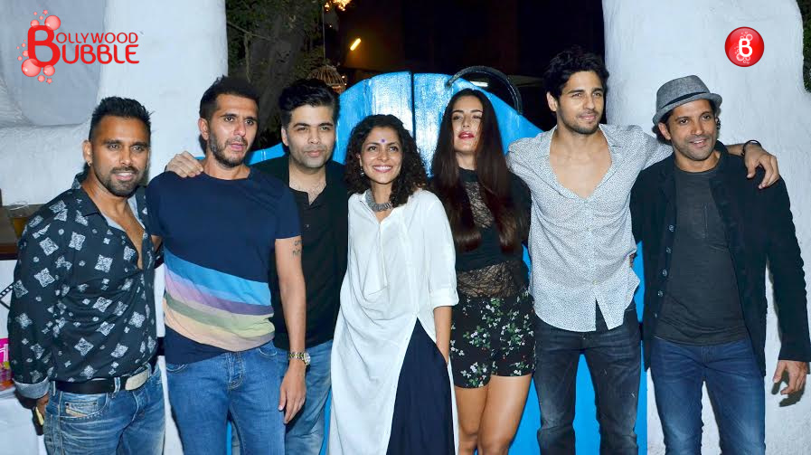 Katrina Kaif, Sidharth Malhotra and team at the wrap party of 'Baar Baar Dekho'