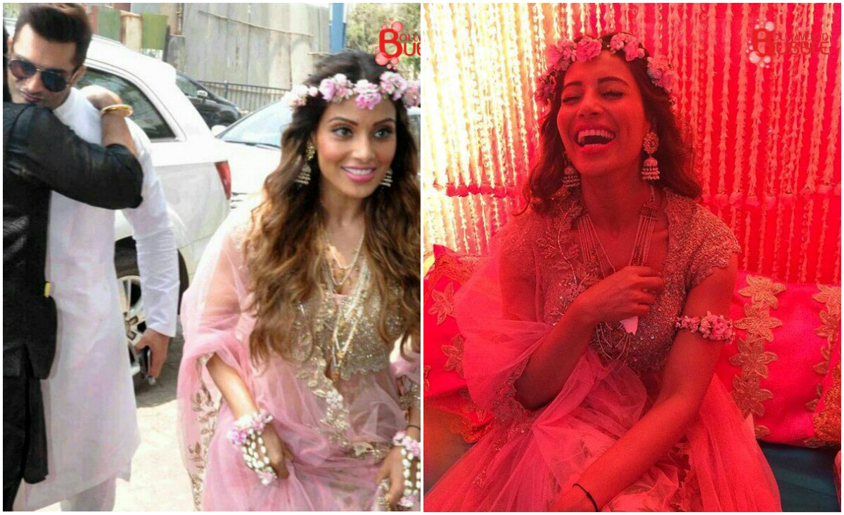 Bipasha Basu and Karan Singh Grover mehndi