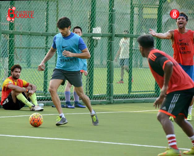 Ranbir Kapoor, Arjun Kapoor and other celebs playing football