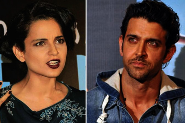 Kangana Ranaut and Hrithik Roshan