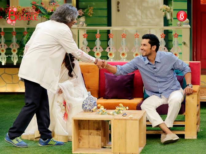 Aishwarya Rai Bachchan and team of 'Sarbjit' at 'The Kapil Sharma Show'