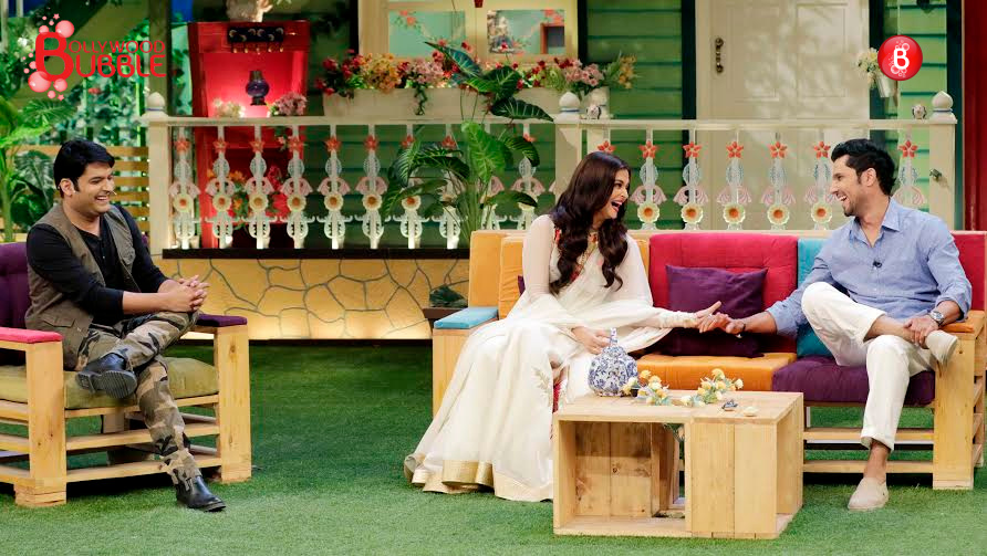 Aishwarya Rai Bachchan and team of 'Sarbjit' at 'The Kapil Sharma Show'