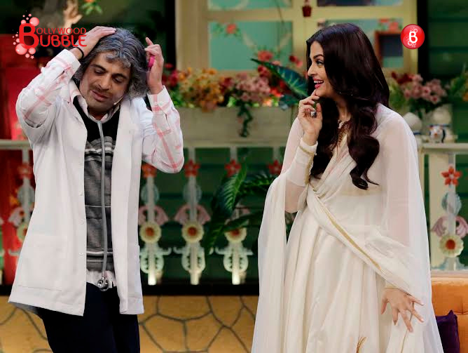 Aishwarya Rai Bachchan and team of 'Sarbjit' at 'The Kapil Sharma Show'