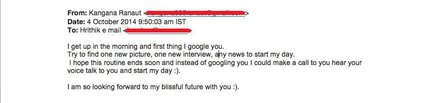 REVEALED! The email conversation of Kangana Ranaut with Hrithik Roshan's imposter