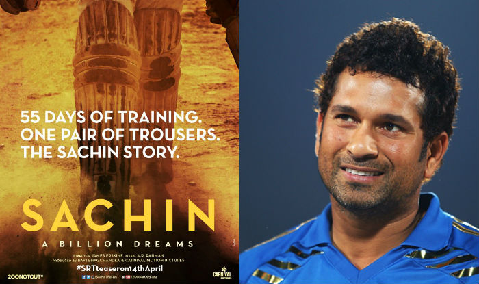 Sachin Tendulkar unveils poster of his biopic