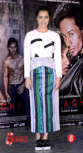 Tiger Shroff and Shraddha Kapoor at promotions of 'Baaghi'