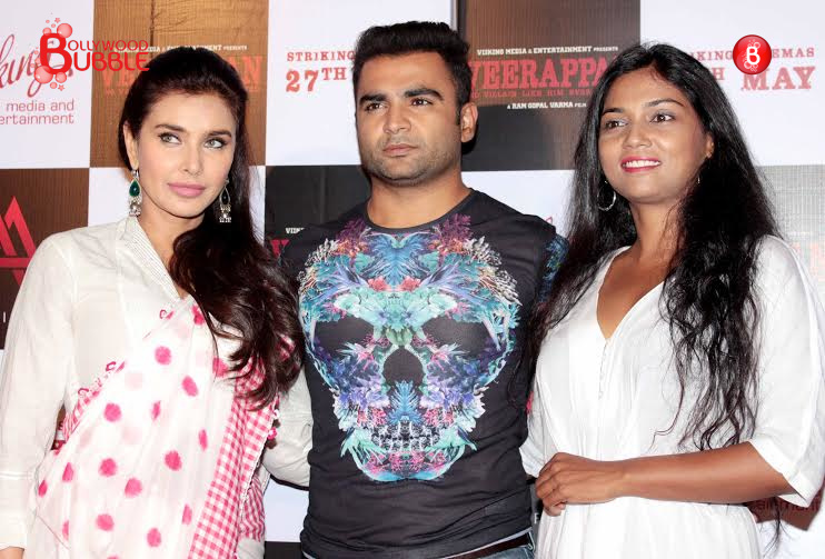 Ram Gopal Varma and team at the trailer launch event of 'Veerappan'