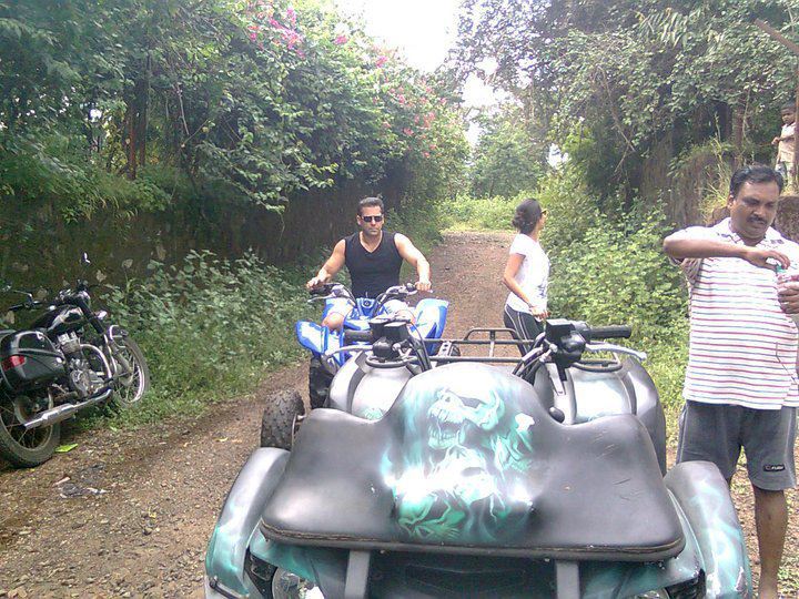 Riding ATV