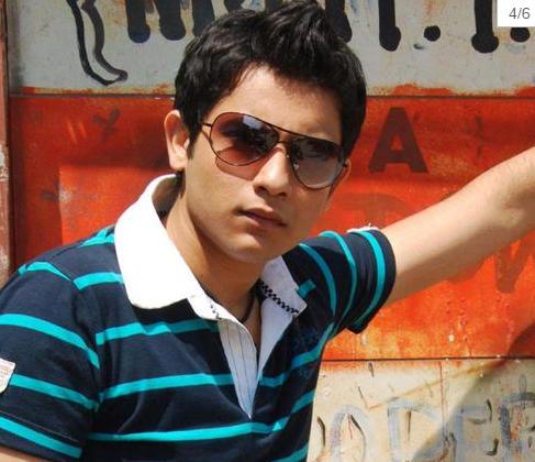 Abhishek Sharma posing for the camera