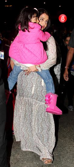 Aishwarya Rai Bachchan and Aaradhya Bachchan