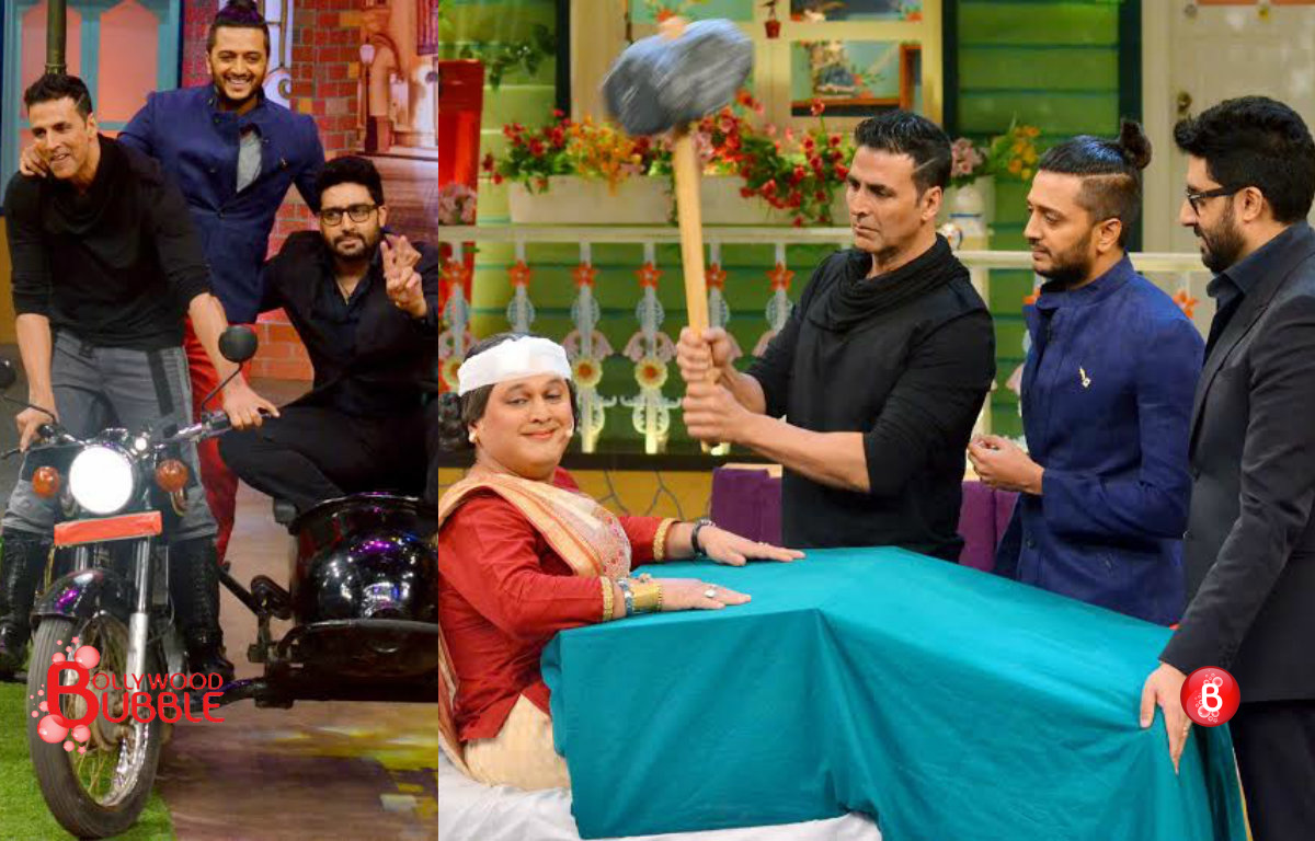 In Pictures: Triple the fun with 'Housefull 3' cast on 'The Kapil Sharma Show'