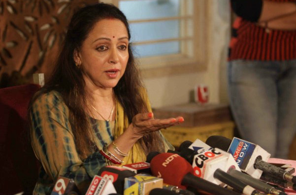 Hema Malini leaves to Georgia for conference