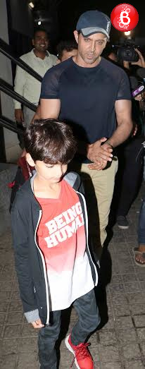 Hrithik Roshan with kids