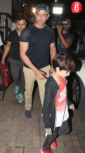 Hrithik Roshan with kids
