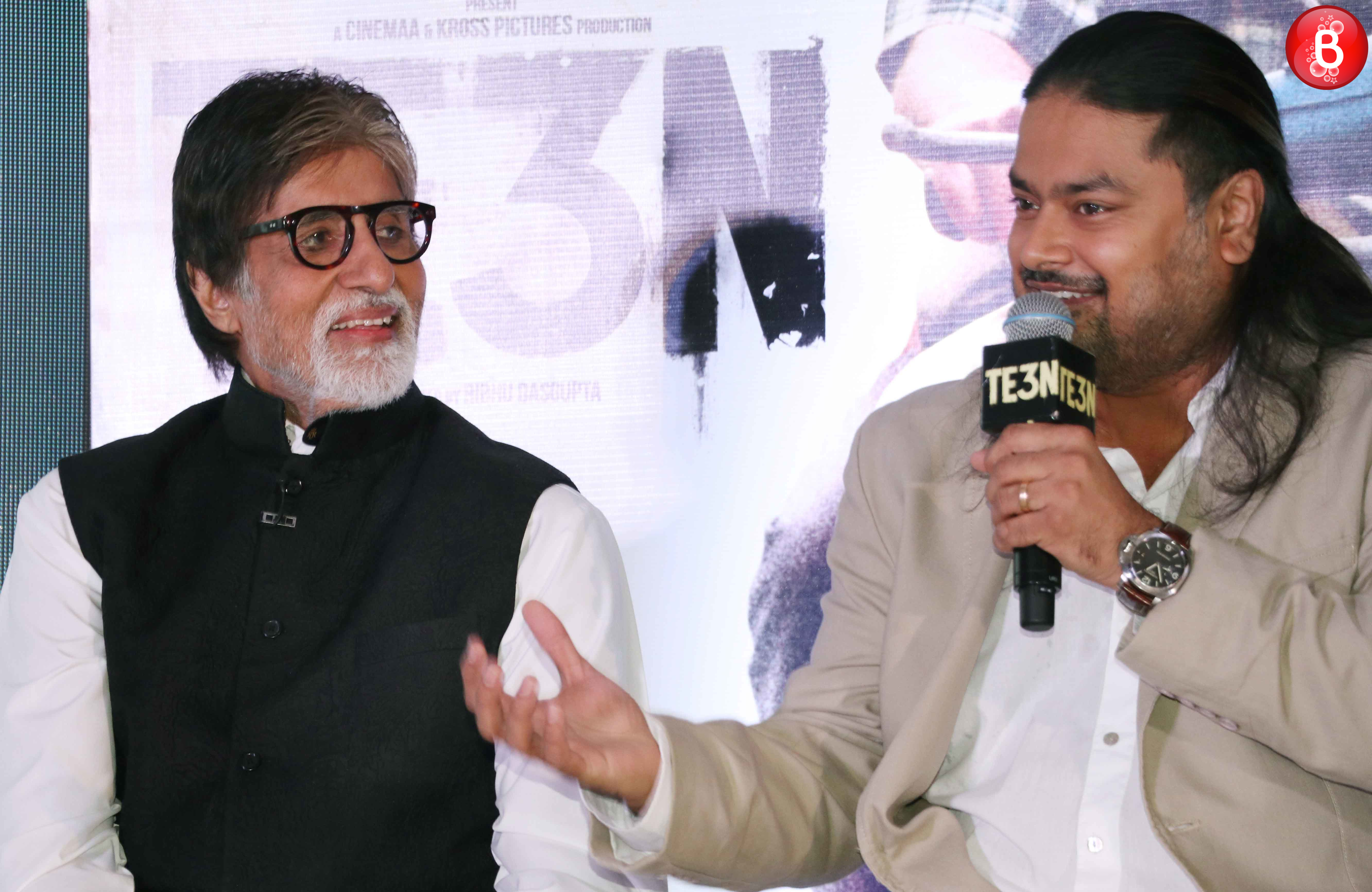 Amitabh Bachchan and Clinton Cerejo