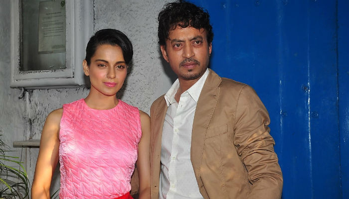 Irrfan Khan and Kangana Ranaut