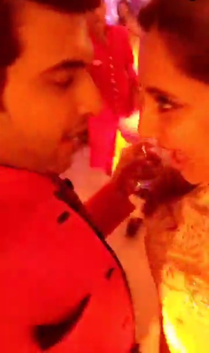 Karan Kundra and VJ Anusha