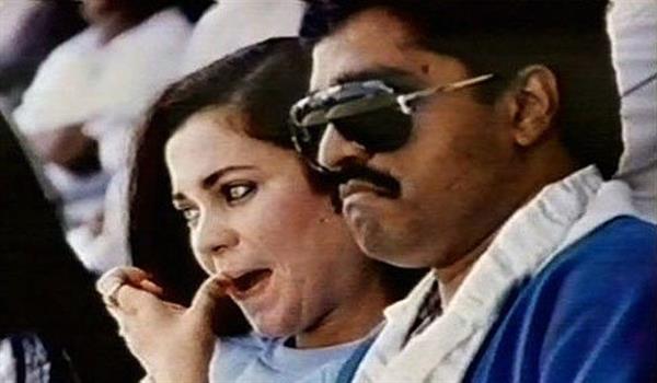 Actress Mandakini with Dawood Ibrahim