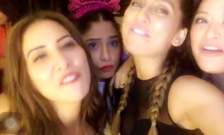 When the girls' gang partied..