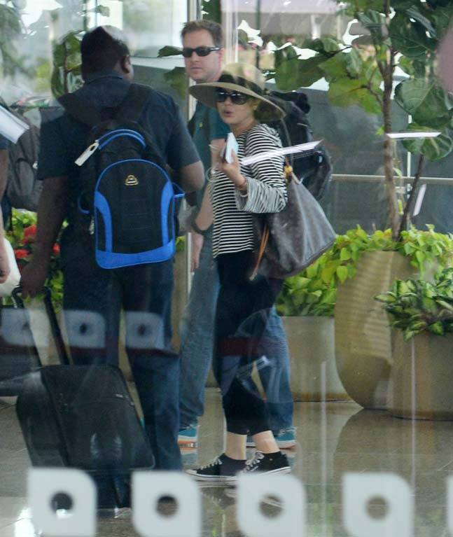 Preity Zinta with her in laws