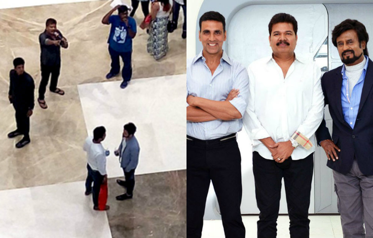 Rajinikanth's '2.o' team shoots at popular Chennai mall