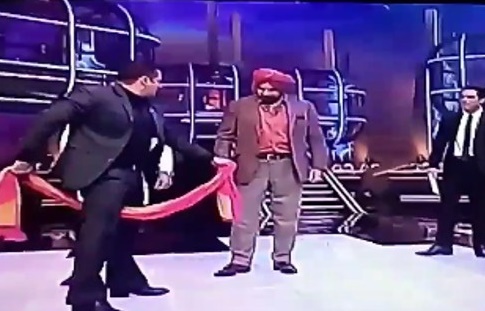 Salman Khan and Navjot Singh