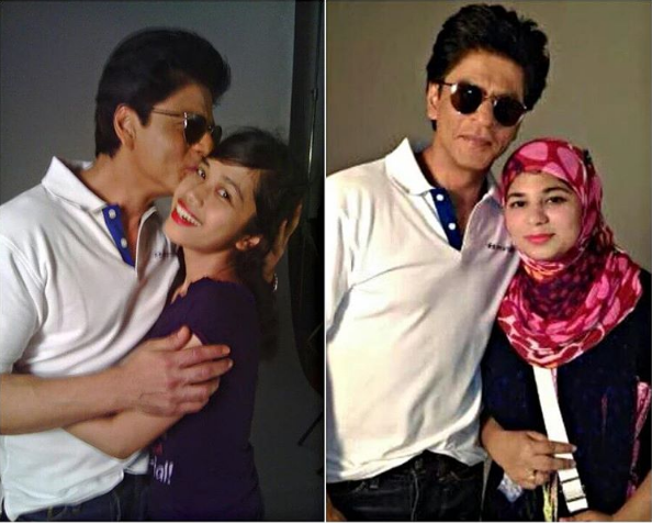 Shah Rukh Khan with fans