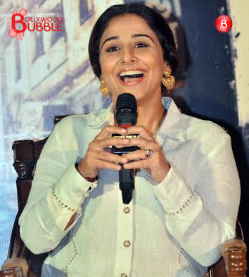 Amitabh Bachchan, Vidya Balan at the trailer launch of 'TE3N'