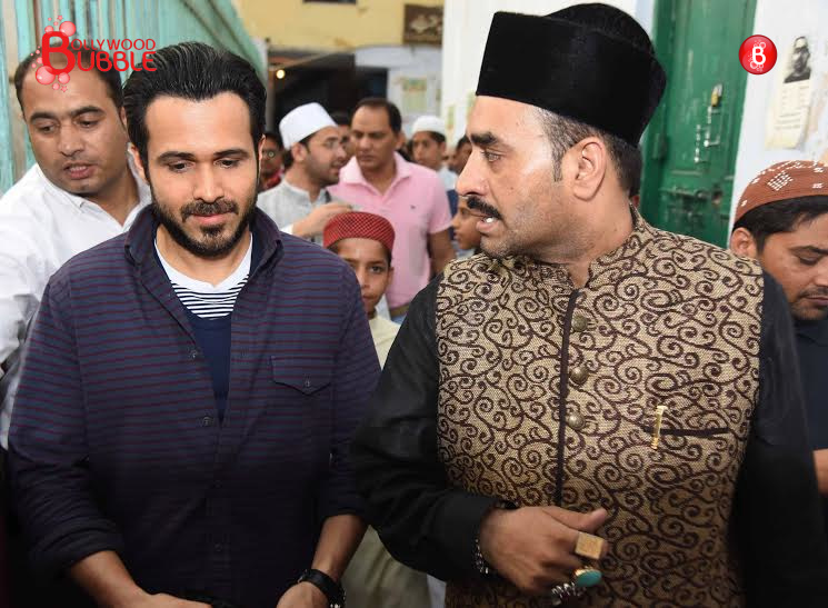 Emraan Hashmi, Mohd. Azharuddin at Nizamuddin Dargah for 'Azhar'